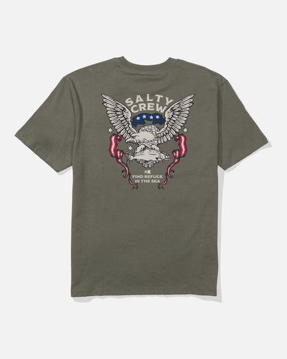AMERICA TALON SS TEE - Dusty Olive | Salty Crew