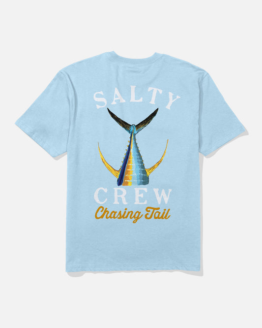TAILED CLASSIC SS TEE - Clear Sky | Salty Crew