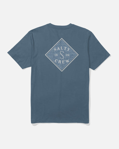 TIPPET FILL SS TEE - Slate | Salty Crew