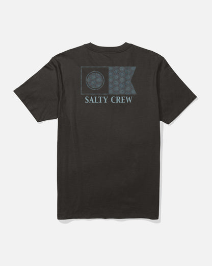 FLAGSHIP SS TEE - Black | Salty Crew