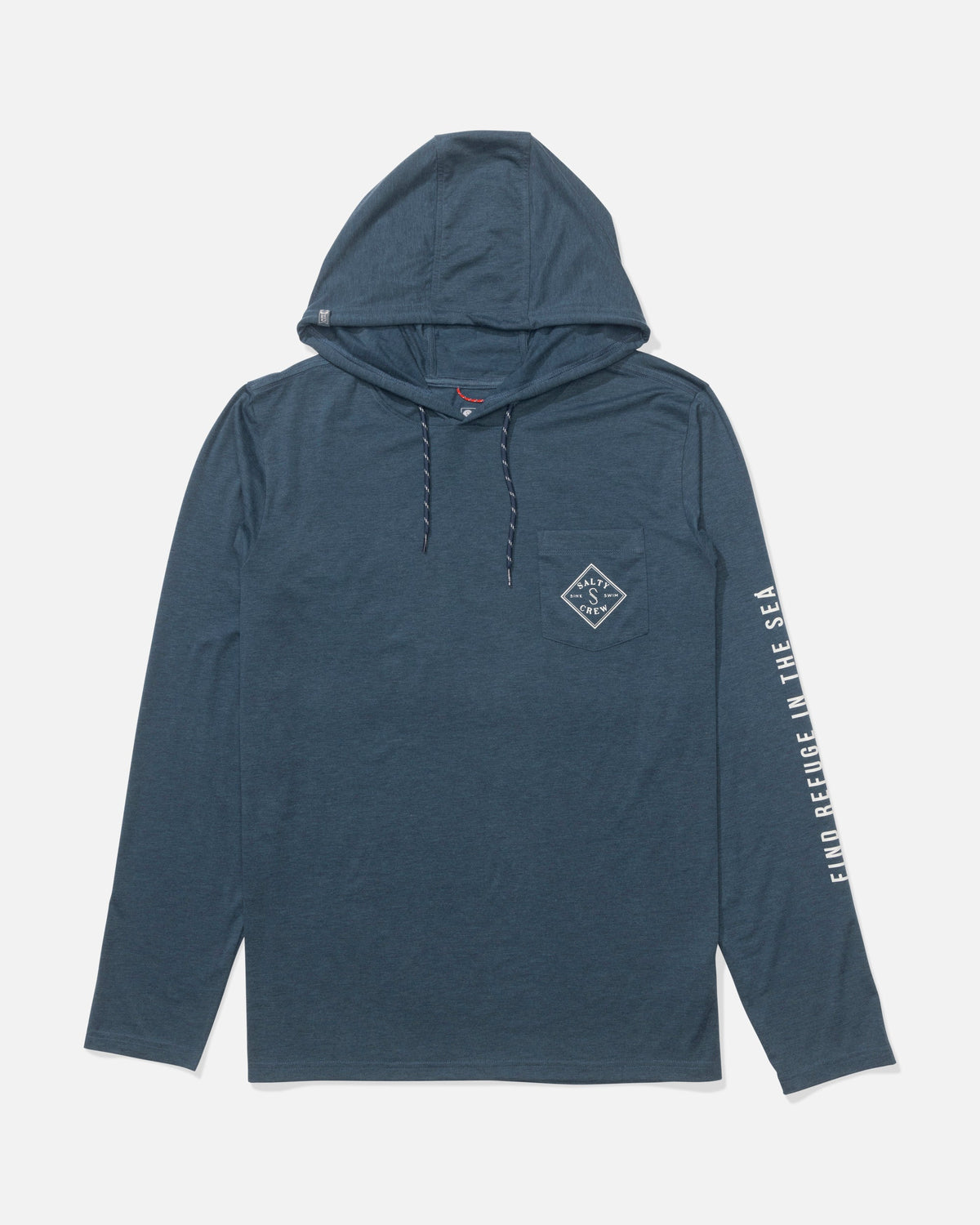 TIPPET POCKET UV HOODIE - Pilot Blue | Salty Crew