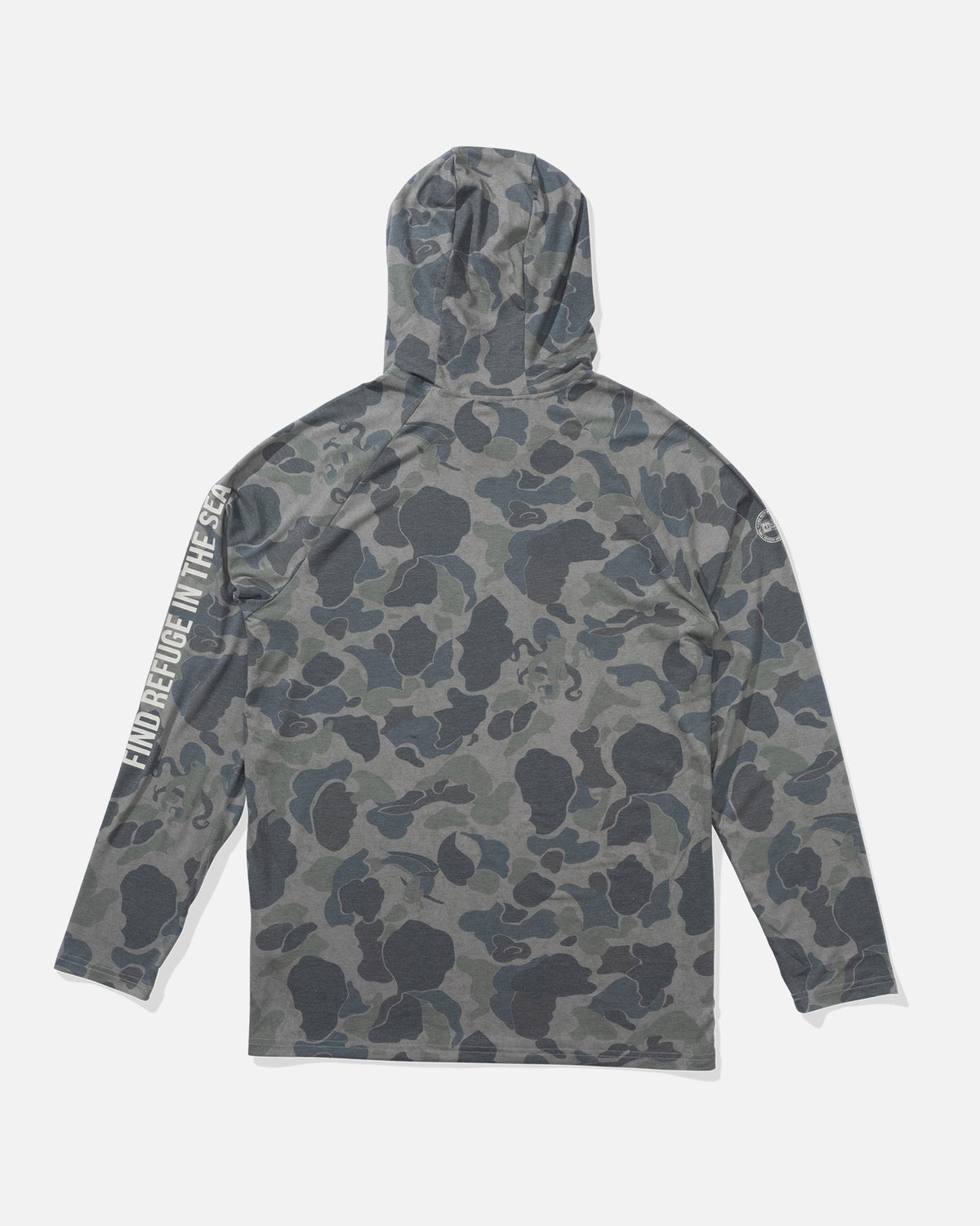 MARINER HOOD TECH TEE - Sand Camo | Salty Crew