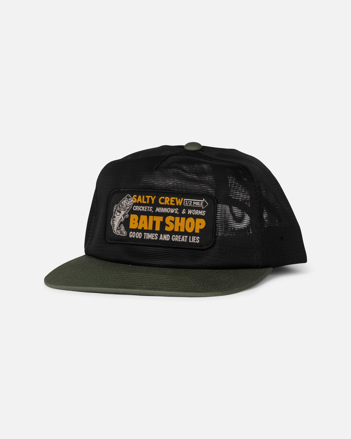 BAIT SHOP TRUCKER - Green/Black | Salty Crew