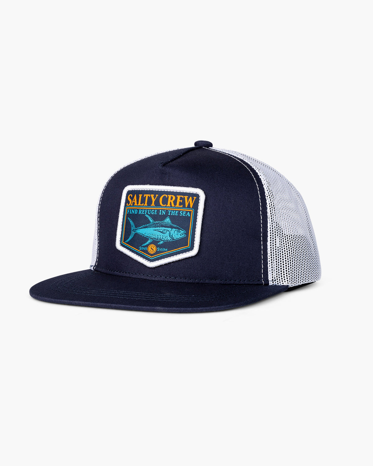 ANGLER TRUCKER - Navy White | Salty Crew
