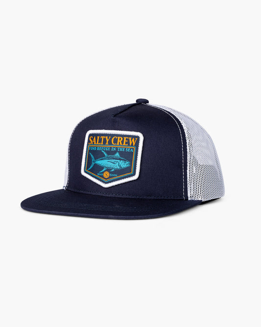 ANGLER TRUCKER - Navy White | Salty Crew