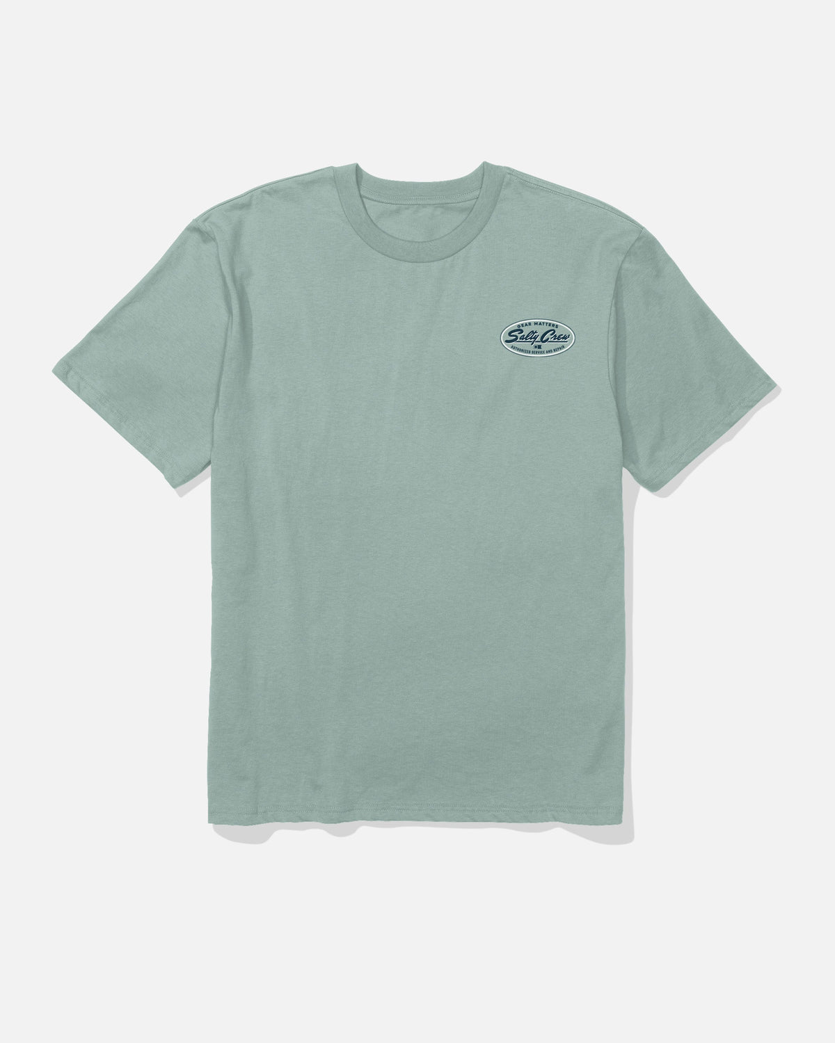 DECKHAND SERVICE SS TEE - Washed Steel Grey | Salty Crew