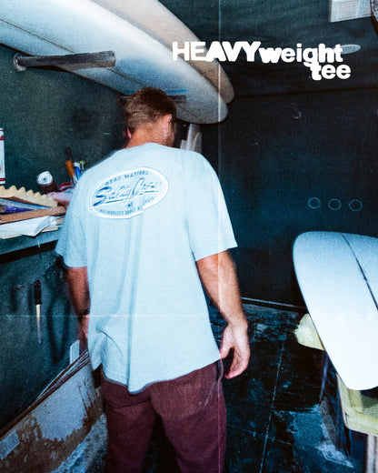 DECKHAND SERVICE SS TEE - Washed Steel Grey | Salty Crew