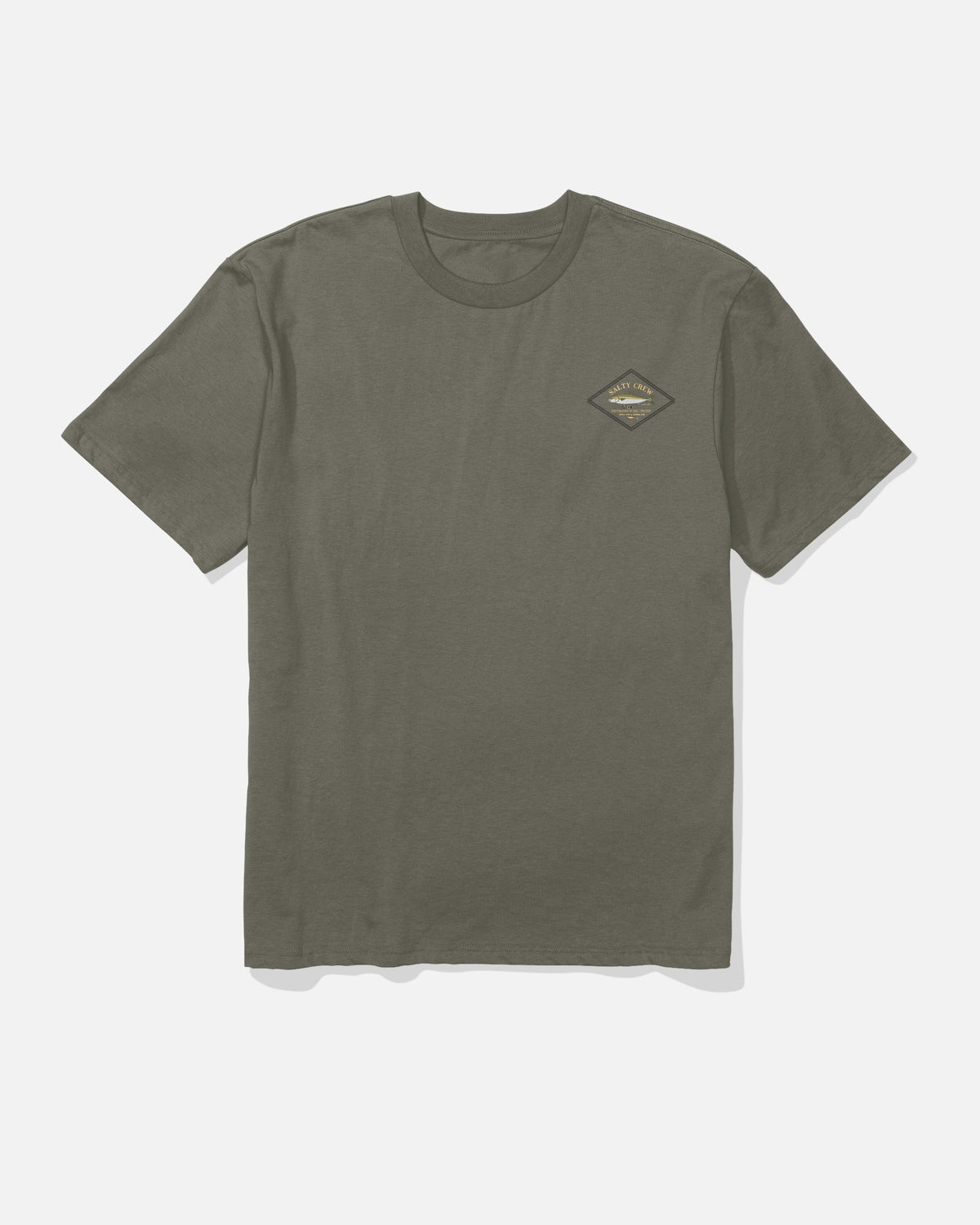 DECKHAND YELLOWTAIL SS TEE - Washed Dusty Olive | Salty Crew