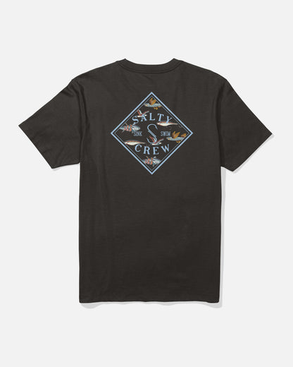 TIPPET FILL SS TEE - Black | Salty Crew