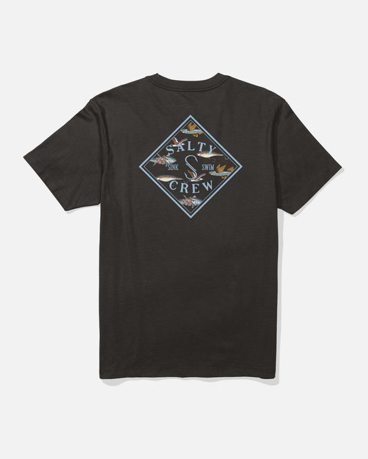 TIPPET FILL SS TEE - Black | Salty Crew