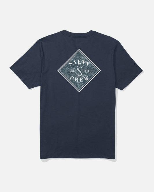 TIPPET FILL SS TEE - Navy | Salty Crew