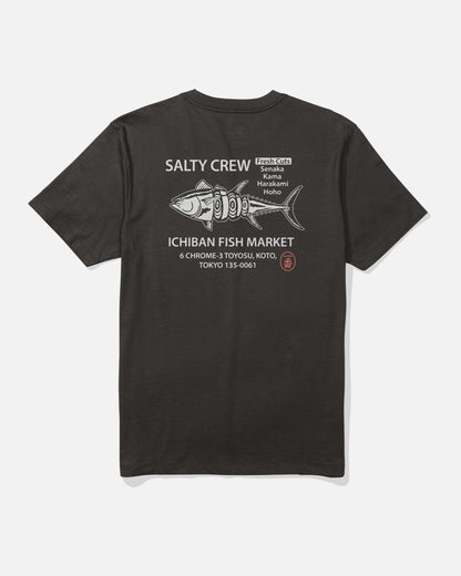ICHIBAN SS TEE - BLACK | Salty Crew