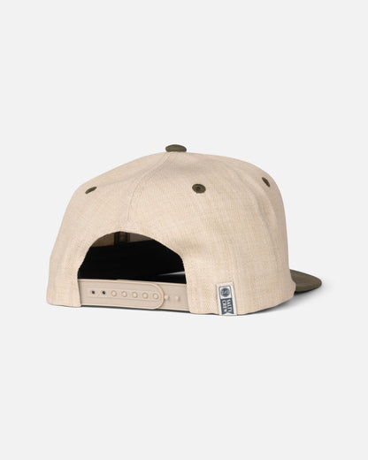 TAKO CLUB SNAPBACK - Natural/Olive | Salty Crew