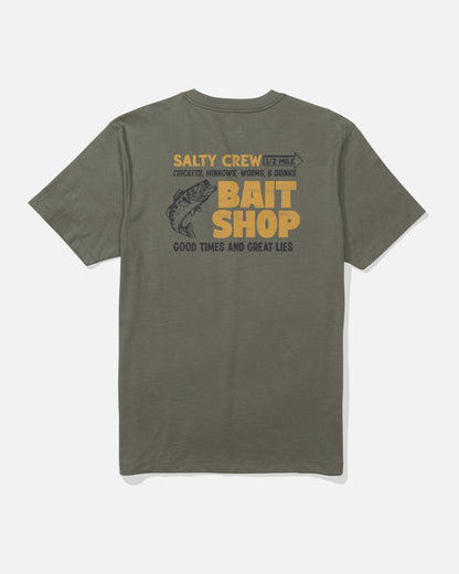 BAIT SHOP SS TEE - Dusty Olive | Salty Crew
