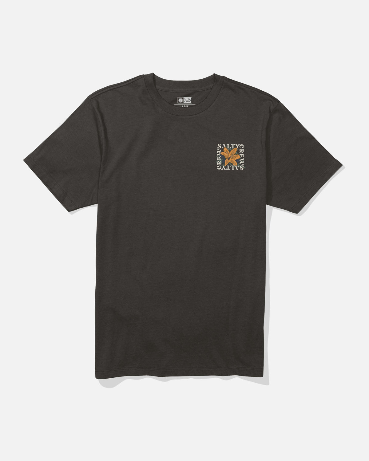 PETAL SS TEE - BLACK | Salty Crew
