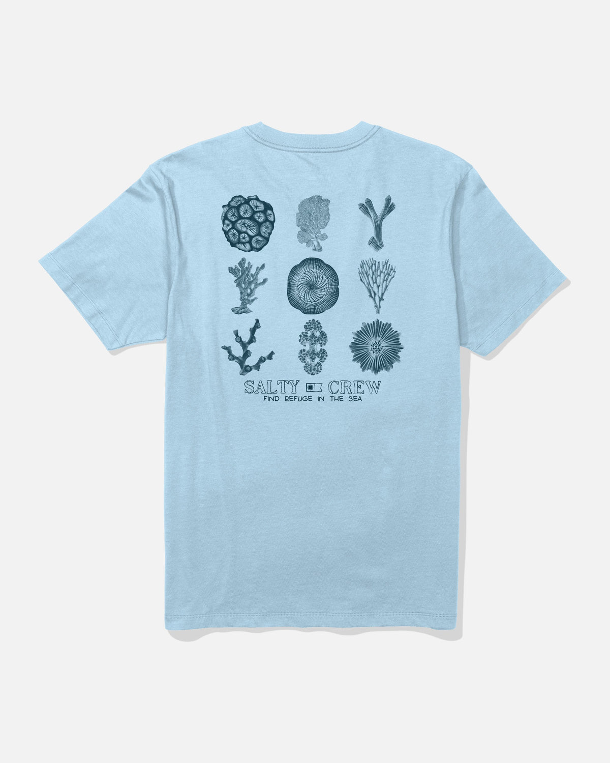 CORAL HEAD SS TEE - Clear Sky | Salty Crew