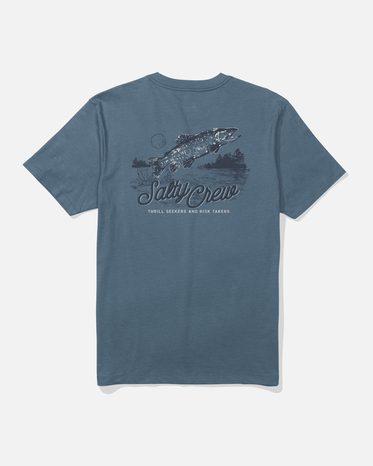 FISH FEST SS TEE - Slate | Salty Crew