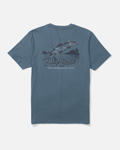 FISH FEST SS TEE - Slate | Salty Crew