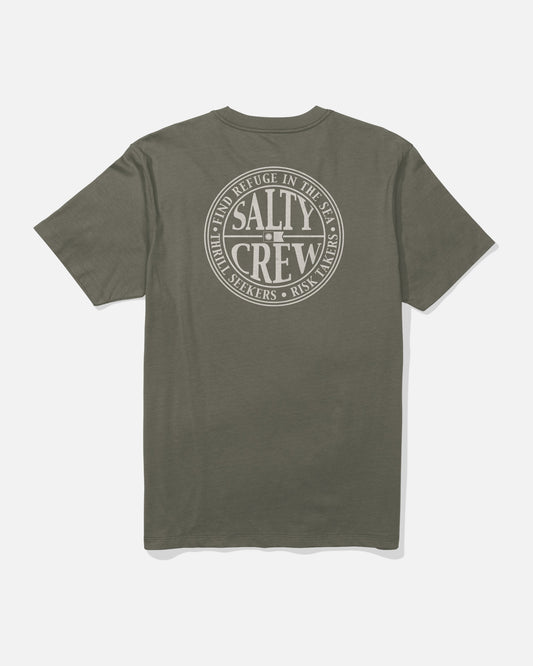 GLOBAL SS TEE - Dusty Olive | Salty Crew