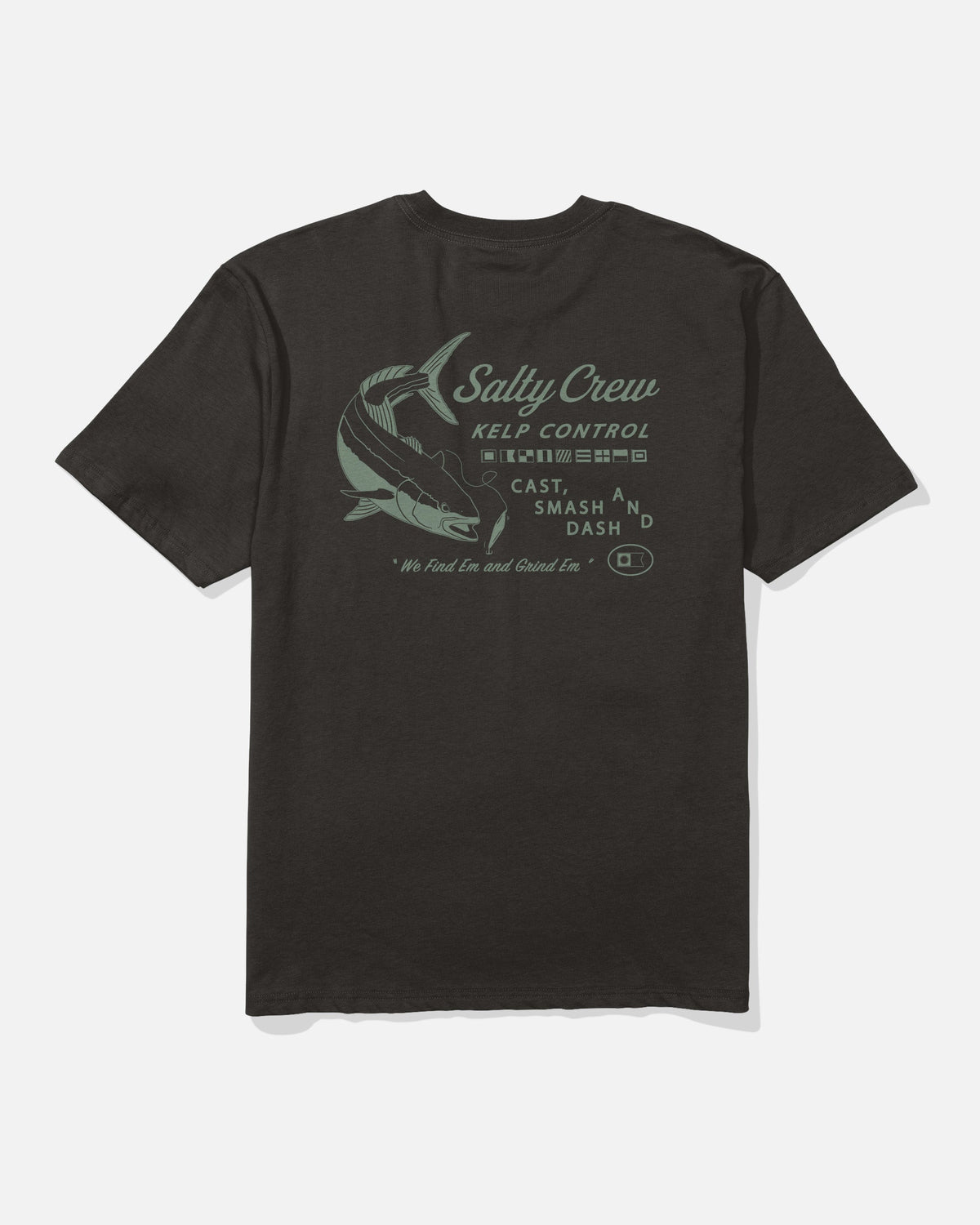 KELP CNTRL CLASSC SS TEE - BLACK | Salty Crew