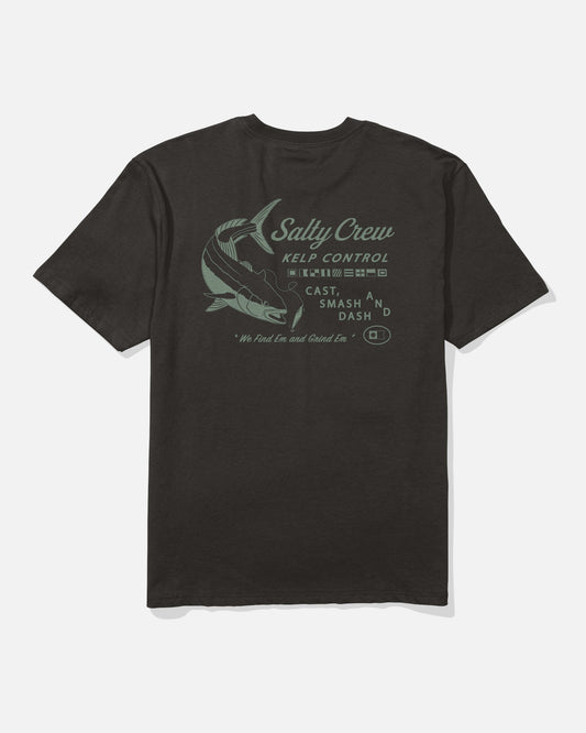 KELP CNTRL CLASSC SS TEE - BLACK | Salty Crew