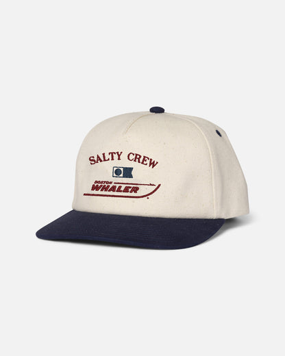 WHALER SNAPBACK - Off White | Salty Crew