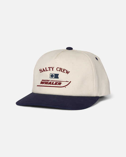 WHALER SNAPBACK - Off White | Salty Crew
