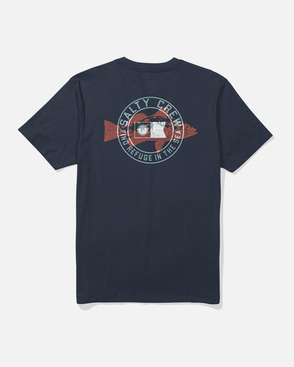 KRITTER STAMP SS TEE - Navy | Salty Crew