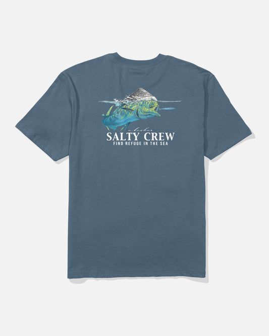MAHI SURFACE CLASSIC TEE - Slate | Salty Crew