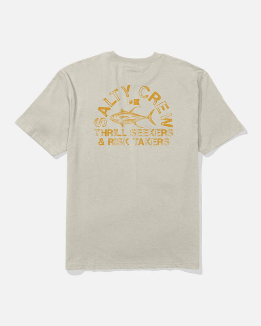 STAMPED CLASSIC TEE - Bone | Salty Crew