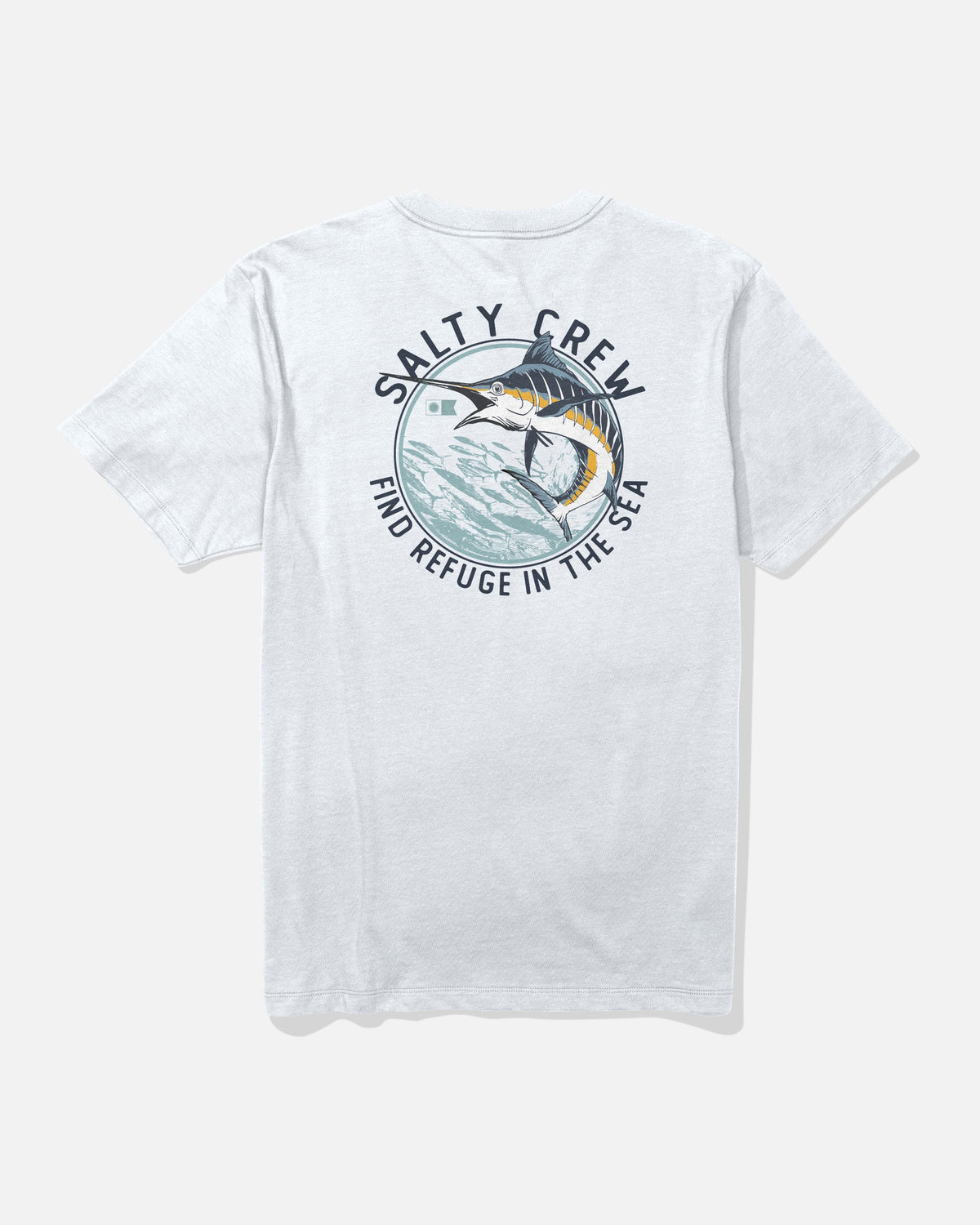 SCHOOLED SS TEE - White | Salty Crew