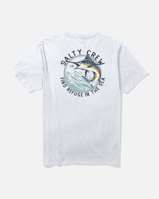 SCHOOLED SS TEE - White | Salty Crew