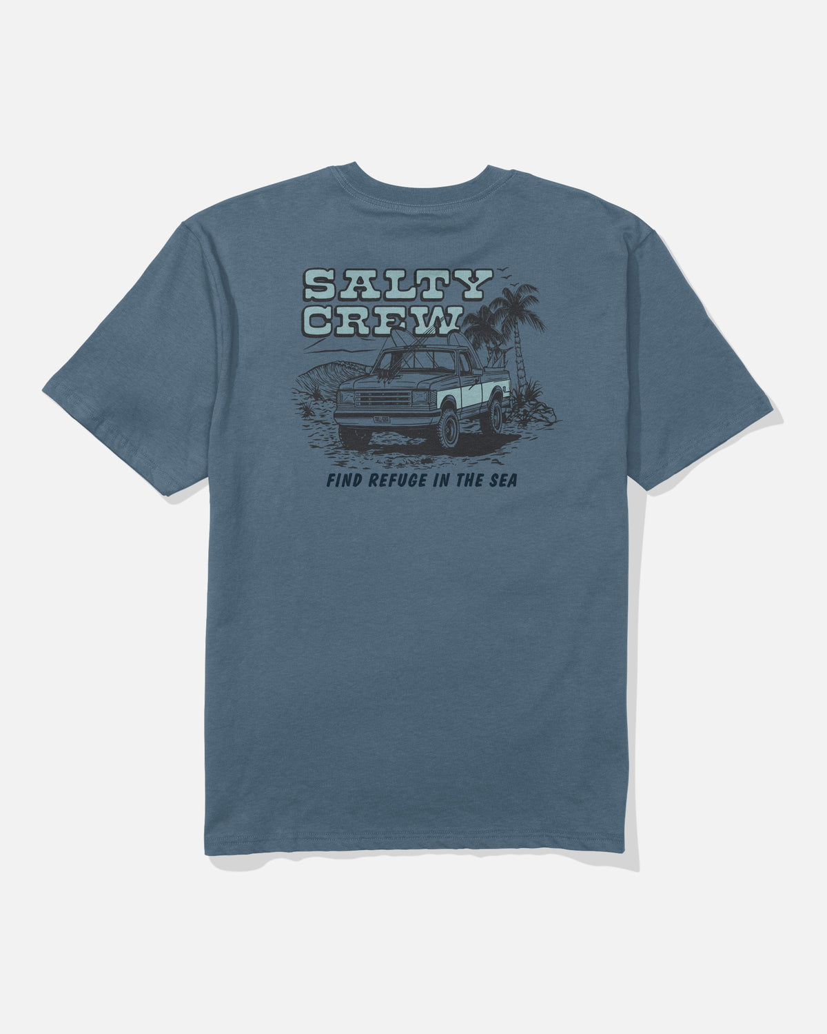 TRUCK STOP CLASSIC TEE - Slate | Salty Crew