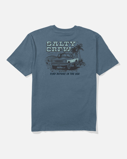 TRUCK STOP CLASSIC TEE - Slate | Salty Crew