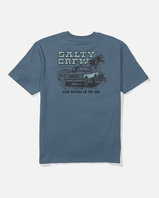 TRUCK STOP CLASSIC TEE - Slate | Salty Crew