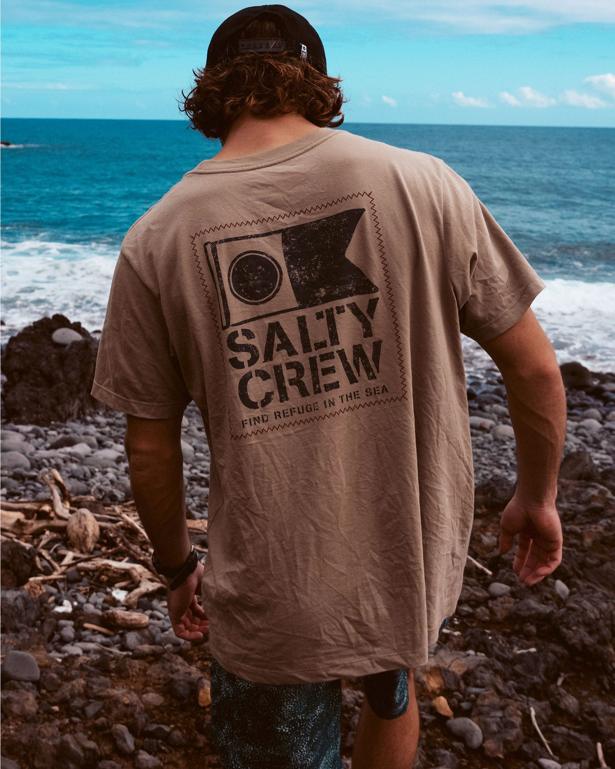 STITCHED SS TEE - Twig | Salty Crew