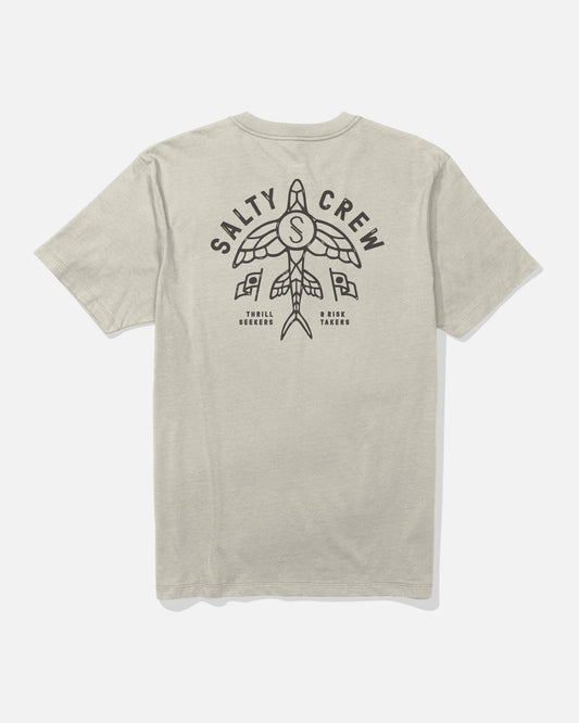 FLYER SS TEE - Bone | Salty Crew