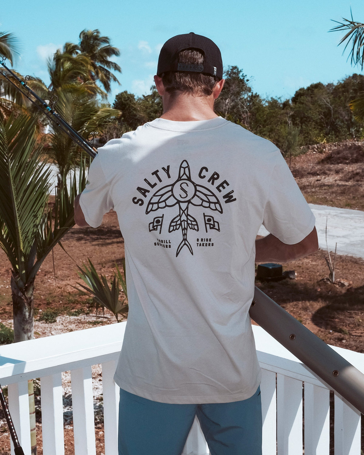 FLYER SS TEE - Bone | Salty Crew