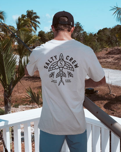 FLYER SS TEE - Bone | Salty Crew