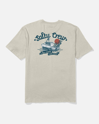 HAULER CLASSIC TEE - Bone | Salty Crew
