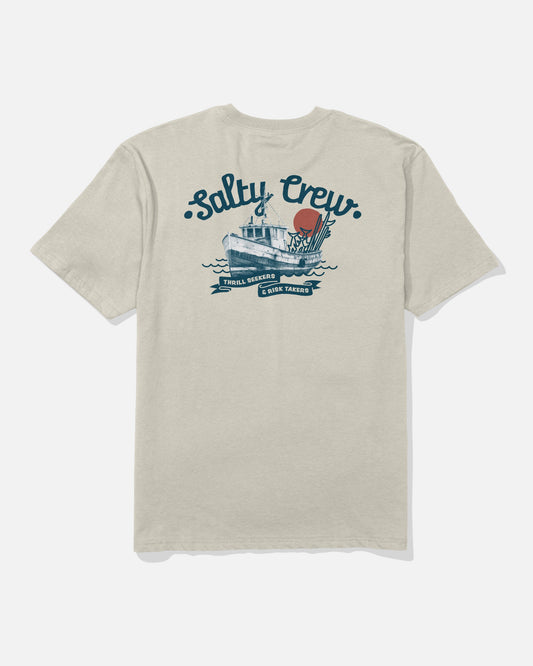 HAULER CLASSIC TEE - Bone | Salty Crew