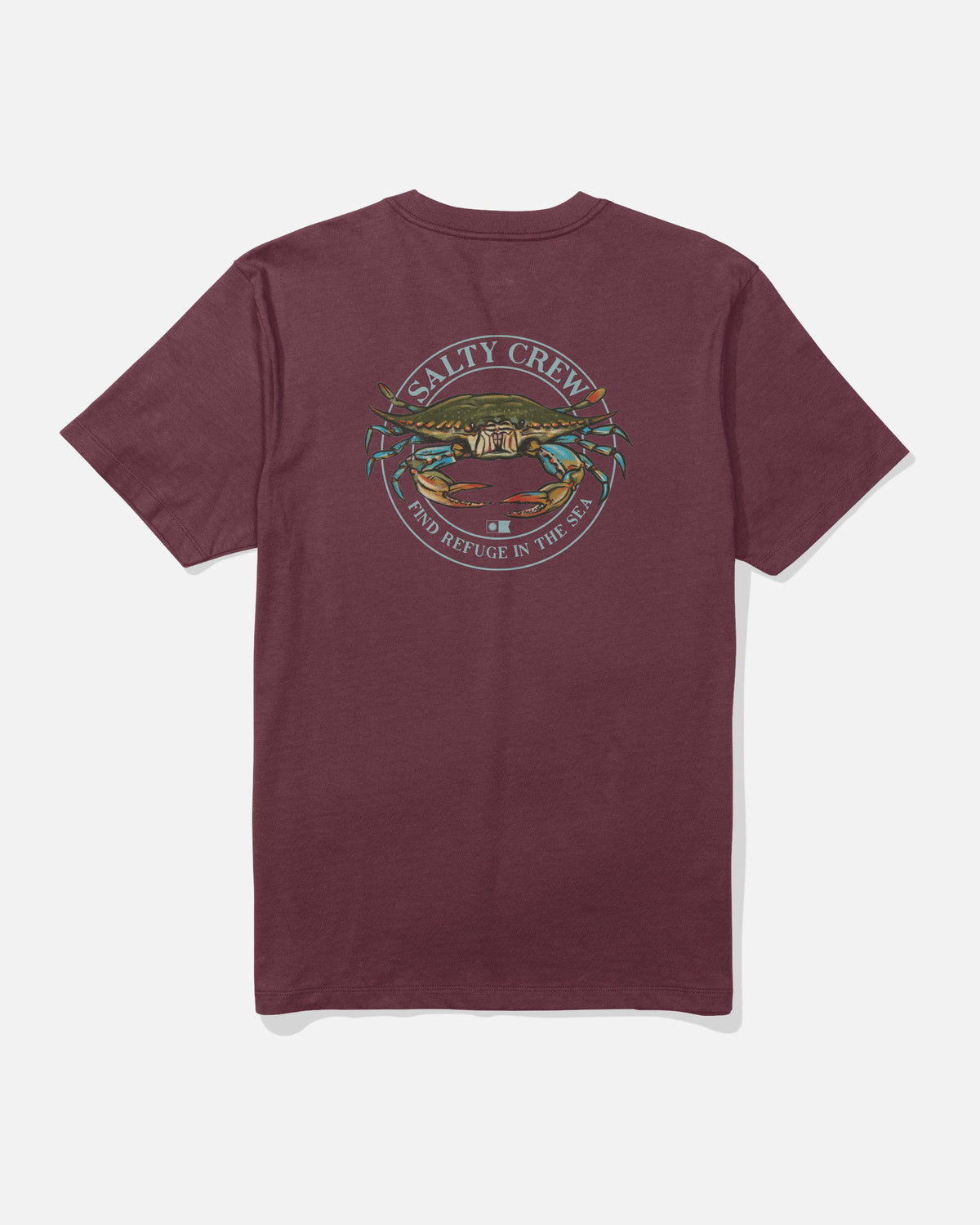 JIMMY SS TEE - Burgundy | Salty Crew