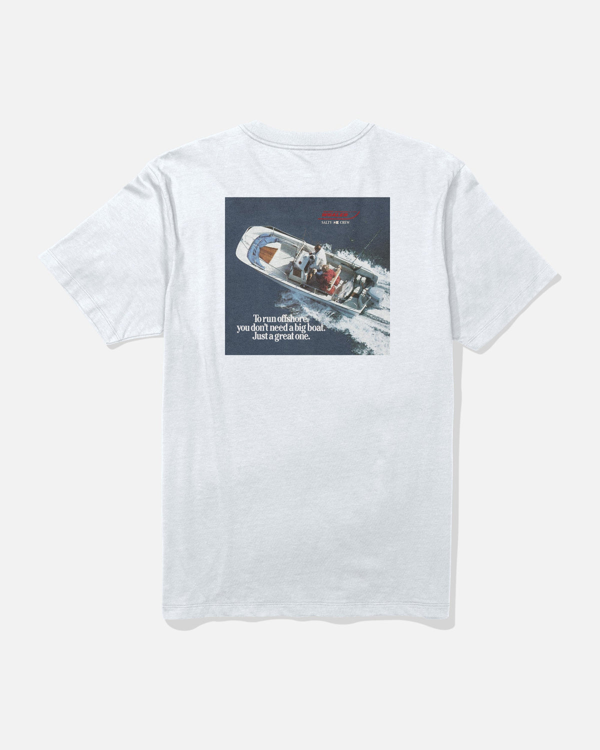 WHALER OFFSHORE SS TEE - White | Salty Crew