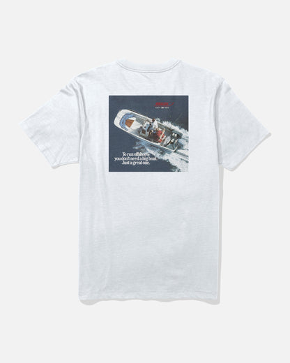 WHALER OFFSHORE SS TEE - White | Salty Crew