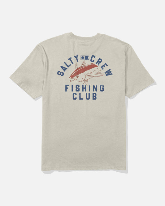 FISH CLUB CLASSIC SS TEE - Bone | Salty Crew