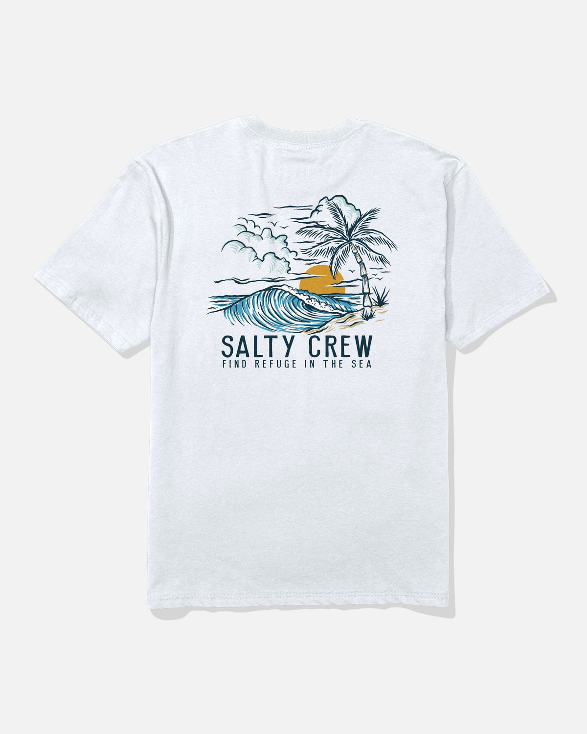 DAY OFF CLASSIC SS TEE - White | Salty Crew