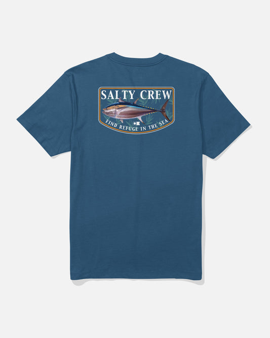 BIG BLUE FILL SS TEE - Cast Blue | Salty Crew