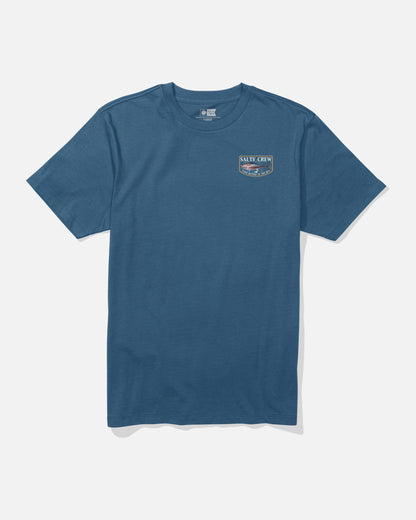 BIG BLUE FILL SS TEE - Cast Blue | Salty Crew