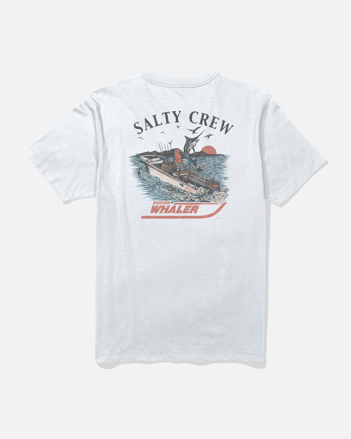 WHALER CHASE SS TEE - White | Salty Crew