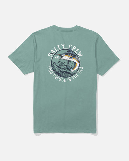 SCHOOLED SS TEE - Mackerel | Salty Crew